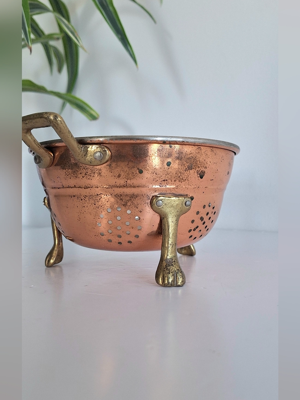 Small copper colander - Picture 8 of 14